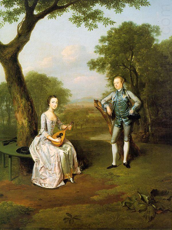 Sir Nathaniel and Lady Caroline Curzon, Arthur Devis